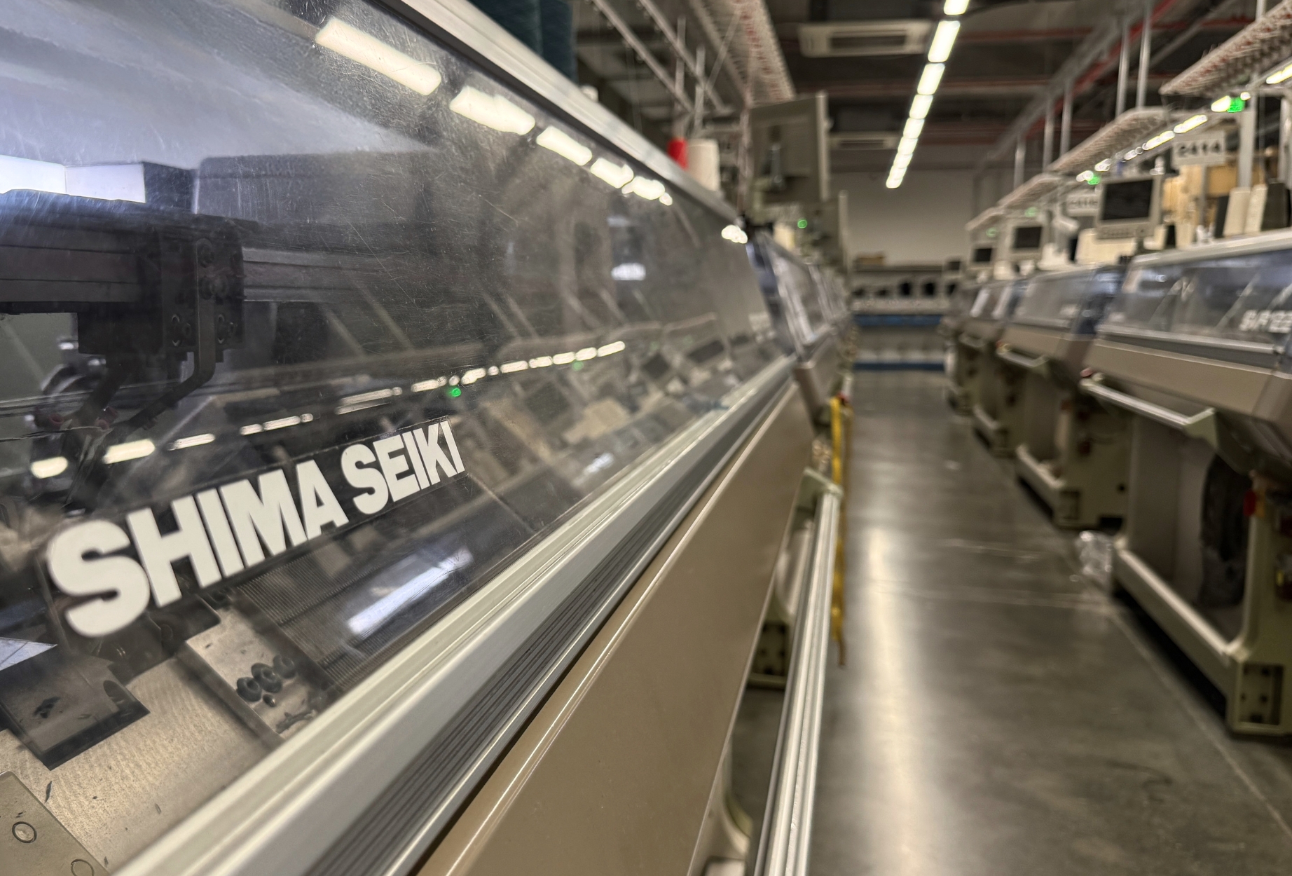 industrial knitwear production using Shima Seiki knitting machines in Turkey